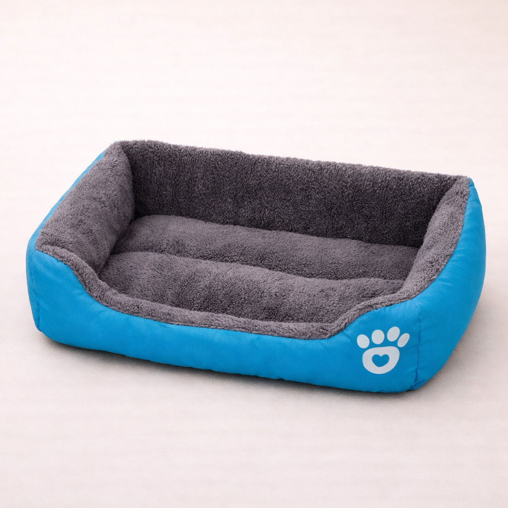 The CloudBed - Square Nest Dog Bed – Washable Cotton Pet Sofa Bed for Small, Medium & Large Dogs