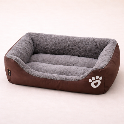 The CloudBed - Square Nest Dog Bed – Washable Cotton Pet Sofa Bed for Small, Medium & Large Dogs