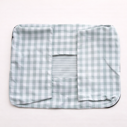 The CloudBed Cotton Pet Sofa Bed – Breathable Striped Dog Bed for Small to Medium Pets